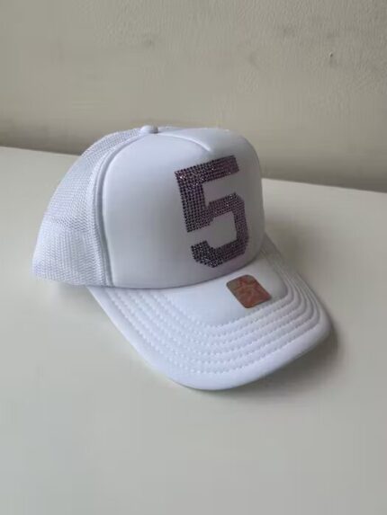 Sp5der White 555 Trucker Hat